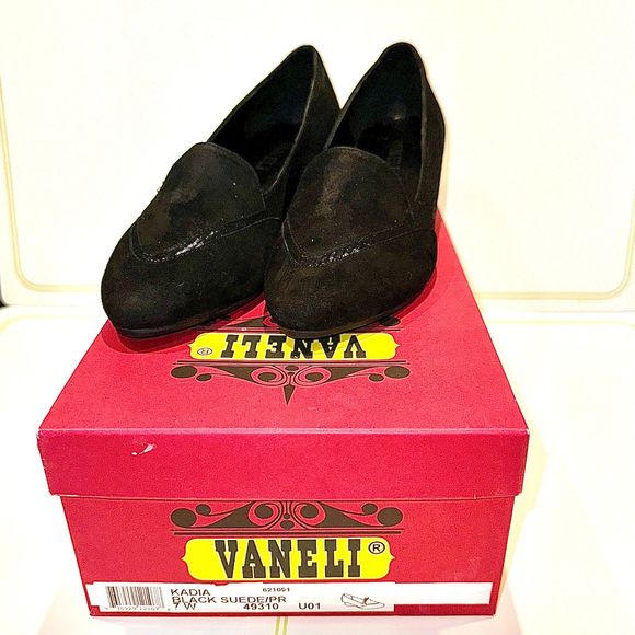 VANEL ASTYR BLACK PRINT - Women's Size 7W - Picture 10 of 10